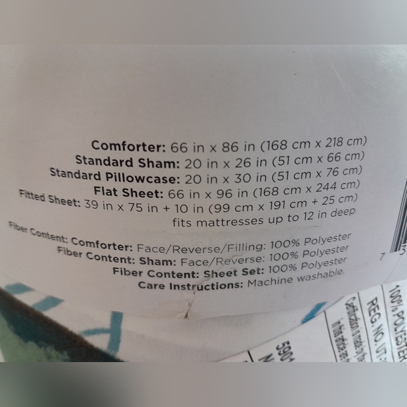 - Dino Bed In A Bag Twin Set Brand New - Picture 3 of 7